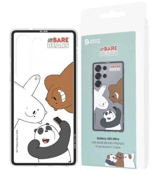 Coque Galaxy S25 Ultra We Bare Bears blanche souvenir enfance