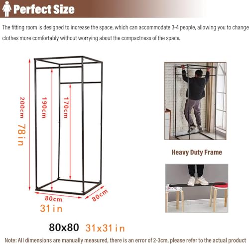 Cabine d'essayage mobile pour boutique éphémère et défilé de mode