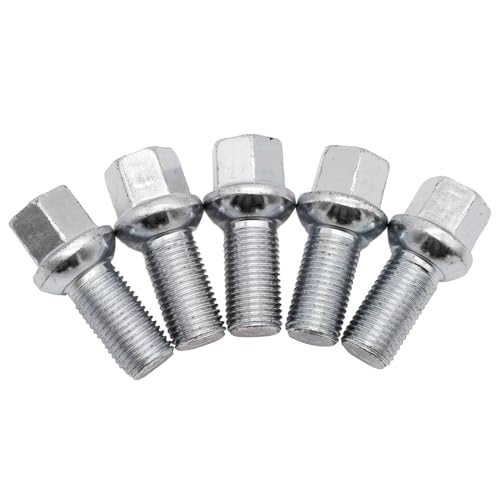 Tornillos llanta compatible con VW Eos 2006-2010 pernos de rueda acero WHT002437 plata 2