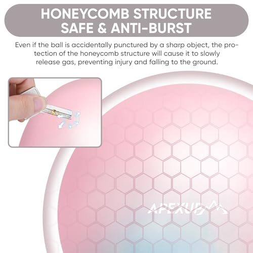 Image of APEXUP Yoga Ball, 660 lbs Anti-Burst Exercise Ball with Pump, 5 Sizes | Anti-Burst, Anti-Slip, SGS Certified, Strengthens Core, Improves Balance & Posture, Boosts Flexibility & Stability