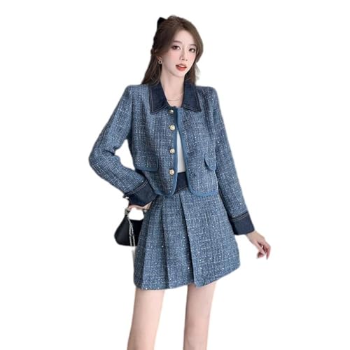 Ensemble deux pièces en tweed idéal pour un brunch parisien ou le bureau