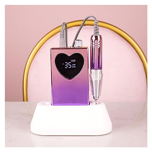 Torno de uñas con pantalla irregular y batería recargable de 35000 RPM 5