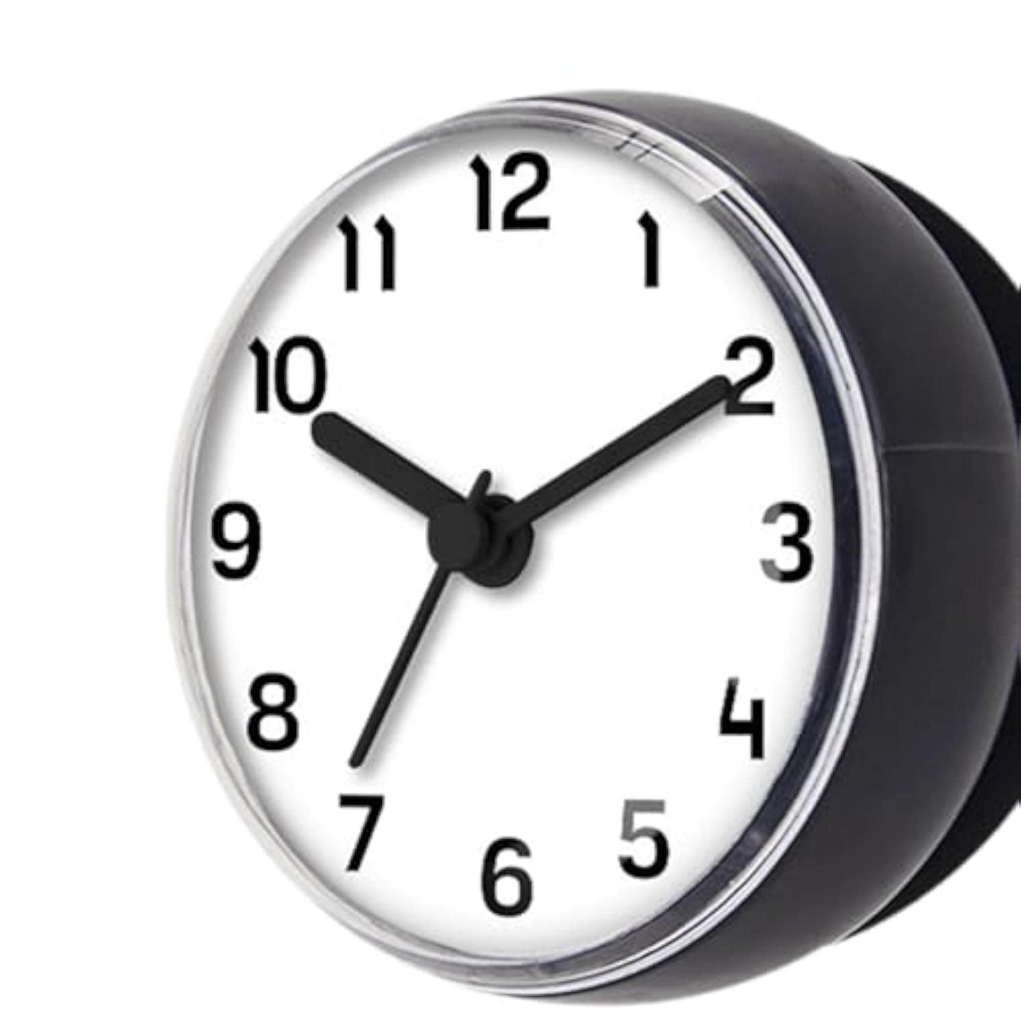 Waterproof Bathroom Clock Silent Small for Hotels Toilets