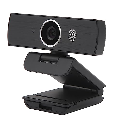 4K-UHD-Webcam, Touch-Digitalzoom 3840 X 2160 HD-Minikamera mit Magnetischer Schutzhülle, Dual-Mikrofon mit Rauschunterdrückung, Abnehmbare USB-Mikrofon-Kombination für Computer