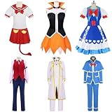 [Nyanyaコス] 魔入間 入間くん コスプレ衣装 クララ アメリ イルミちゃん オペラ アスモデウス アリス 鈴木入間 コスプレ ウィッグ追加可 六種類 悪魔学校 イベント ハロウィン コミケ 学園祭 文化祭 (06鈴木入間, L)