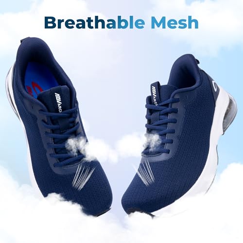 Image of IIV Mens Walking Shoes with Arch Support Wide Toe Box Tennis Sneakers Plantar Fasciitis Running Shoes
