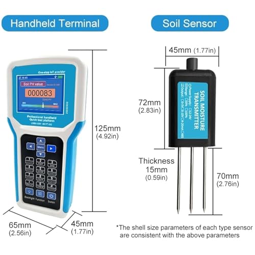 Testeur de sol numérique 7-en-1 NPK à écran rétroéclairé clair - 6