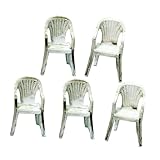 【Détail Authentique】: Chaises de garage miniatures peintes à la main pour un réalisme exceptionnel dans vos dioramas ou ateliers de simulation automobile.