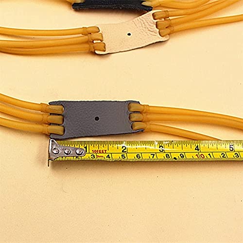 Faixa de borracha para estilingue, 10 peças de 6 tiras de estilingue de alta elasticidade para catap