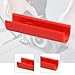 Baoblaze 100Pcs Manual Tile Cutter Sleeve Accessories Soft Pads Protectors for Construction Site Dorm Garden Training Room, red