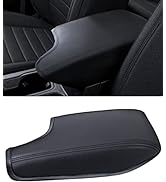 Sinvanho Center Console Armrest Cover for Subaru 2018-2023 Crosstrek and 2017-2023 Impreza, PU Le...