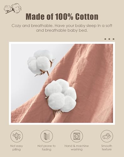 SWEET DOLPHIN Muslin Crib Sheets
