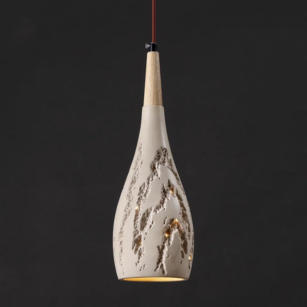Lampe de chevet décorative en ciment pour ambiance zen et douce