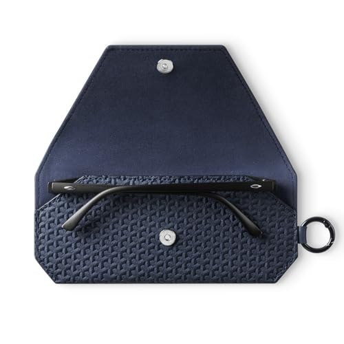Image of VULKIT Portable Eye Glasses Case for Women & Men, Slim Sunglass Case, Unisex Eyeglass Case, with Adjustable Neck Lanyard