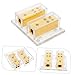 Zerodeko Car Audio Power Distribution Block 4GA in 8GA Out Splitter for Amplifiers Universal Vehicle Accessory Ground Cable Connection