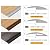 BNELL Carpet & Floor Edging Trim Strip,Self Adhesive-PVC Floor Transition Strip,Thresholds for Doorways with a Height Less Than 3 MM (6.56FT_Black)