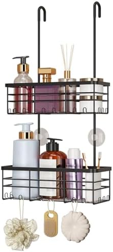 HapiRm Hanging Shower Caddy Organizer - No Drilling Shower Organi...