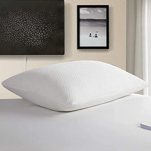 Image of ARLinen Microfiber Pillow Set Micro Filled Jersey Cotton Oxford Style Pillow Combo Set of 2 for Bed Room - 17 inch x 27 inch