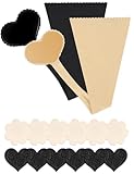 RIFAUM Adhesive Thong for Women 2-Pack C String Thongs Invisible Underwear No Visible Panty Lines Silicone Stickers No Belt Thong Panty Liners with Storage Case & Nipple Covers- Nude/Black