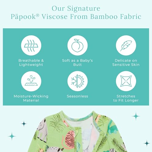 Image of Posh Peanut Baby Rompers Pajamas - Newborn Sleepers Boy Clothes - Kids One Piece PJ - Soft Viscose from Bamboo