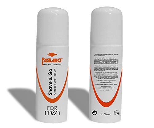 Roll-on Shave & Go 100ml - Gel afeitado con aftershave. Producto creado para el uso profesional en peluquería, en barbería y también para uso doméstico.