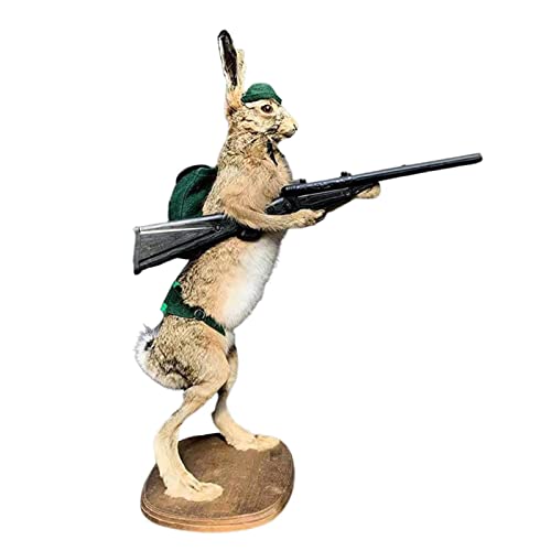 yanghui Ornements d'animaux - Ornements d'extérieur pour Le Jardin - Figurines d'animaux Fée Accessoires de Jardin Lapin Chien Renard Résine Artisanat Décoration Chambre Décoration de Bureau Cover