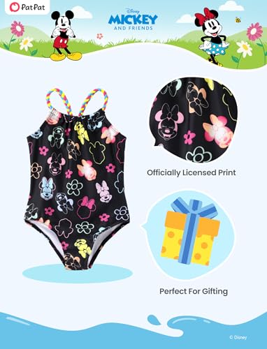 Image of Disney Stitch Marvel Frozen Elsa Girls Swimsuits UPF 50+ One Piece Bathing Suits Sport Summer Swimwear for Kids Size 3-13Y