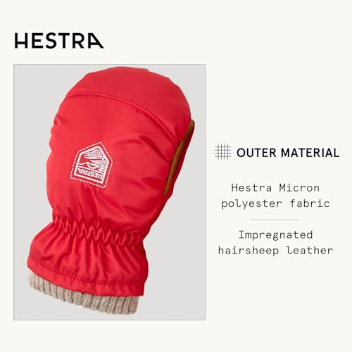 Image of Hestra My First Mitt (Child 0-4yrs) I Waterproof, Insulated Winter Mittens for Babies & Toddlers for Snow or Cold Weather