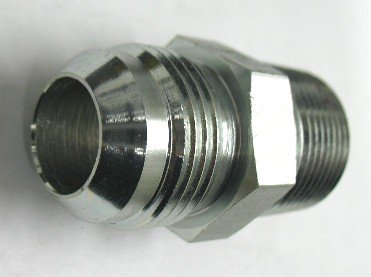 AF C5205-06-06 - 3/8 Male JIC (9/16''-18 Threads) X 3/8 Male Pipe (.675''-18 Threads)