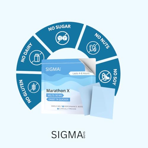 Image of Marathon X Ultra Vitality Melts /Strips Helps Increase Performance & Strength | For Men | Lasts upto 6 Hours Pack of 12