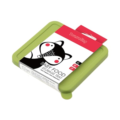 Bandeja de hielo de silicona con tapa verde 9 celdas miniatura 2