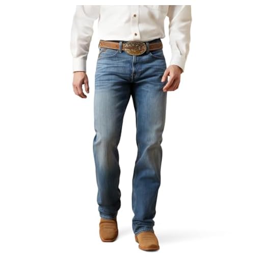 Calça Jeans Masculina Bootcut Ariat M2 Relaxed Fit, Swagger, 34W x 30L