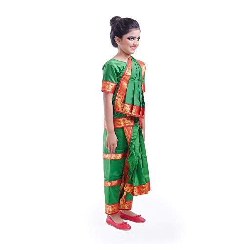 Image of Fancydresswale Bharatnatyam Dance Dress for Girls