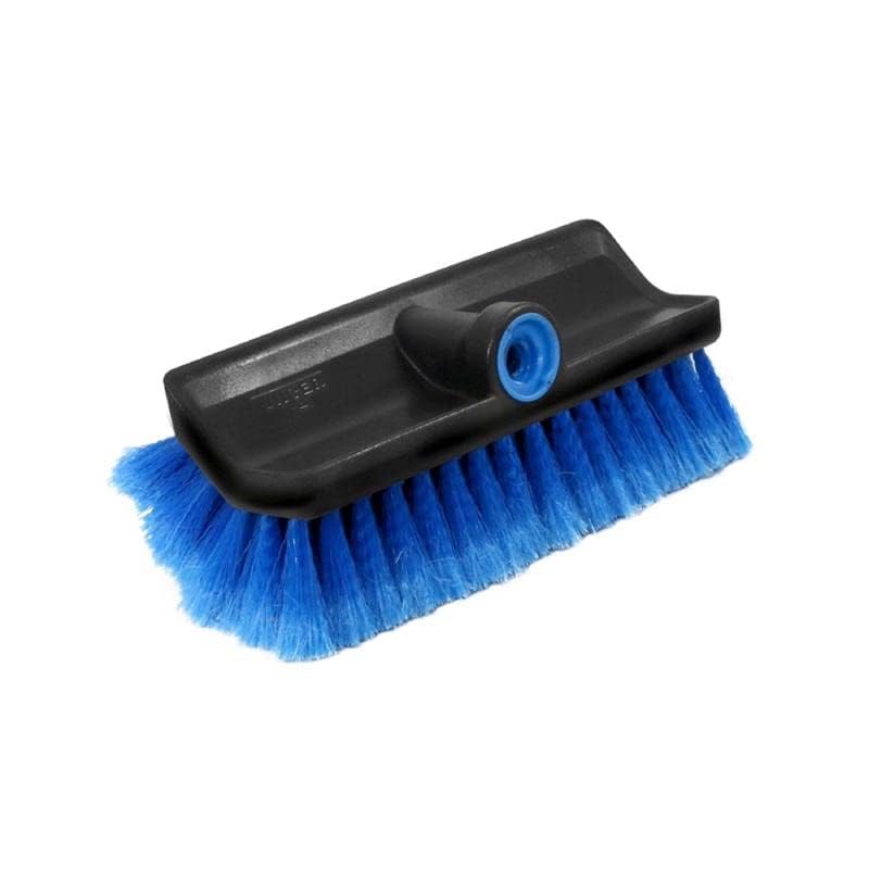 UNGER 10 in. W Soft Bristle Plastic Handle Multi-Angle Wash Brush