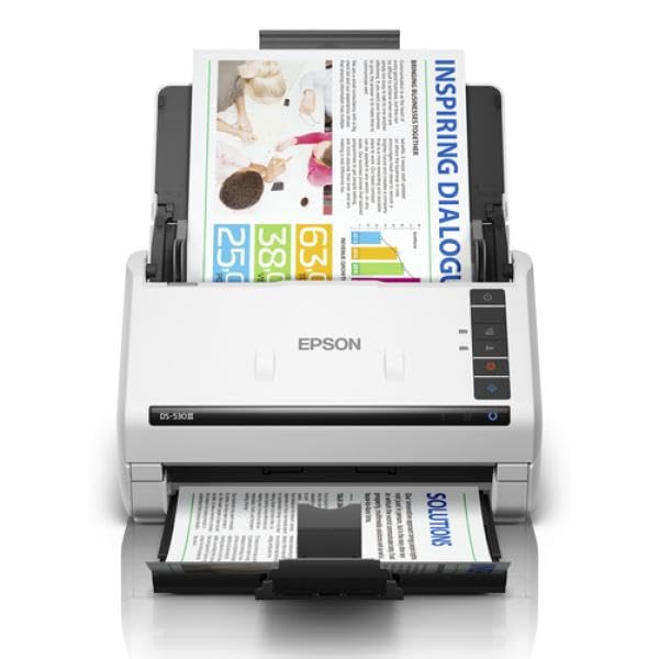 Epson Workforce DS-530III Escáner Business dúplex automático de Alta Velocidad para digitalización de Documentos