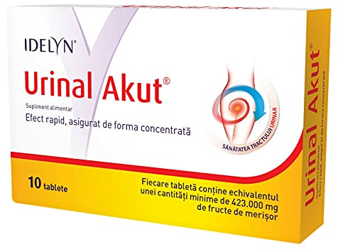 Urinal Akut N10 tabs for urinary tract care during a sudden and strong discomfort
