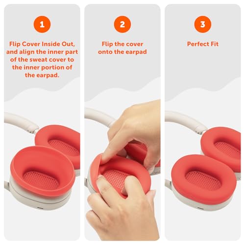 Image of WC SweatZ XM5 - Patented Earpad Sweat Covers for Sony WH1000XM5