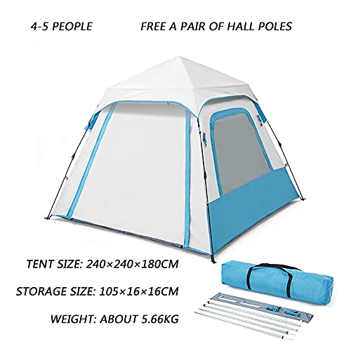 Carpa portátil automática para camping 4-5 personas miniatura 4