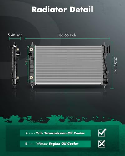 Image of SCITOO 13328 Radiator Fit for Chevrolet Modle