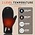 Heated Gloves, Rechargeable Fingerless Touchscreen Electric Heating Gloves for Men Women, Hot Compress Mittens Hand Warmers for Work Cycling Skiing Outdoor Snow (M)