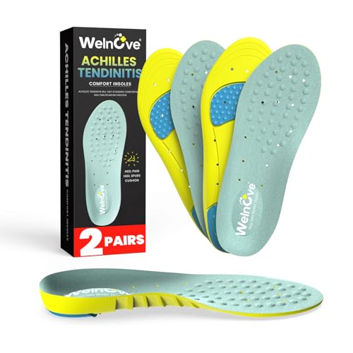 Welnove Velvet Achilles Tendonitis Relief Insoles 2-Pack