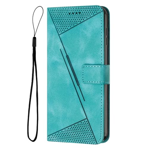 Étui portefeuille cuir Samsung S23 vert au design texturé premium