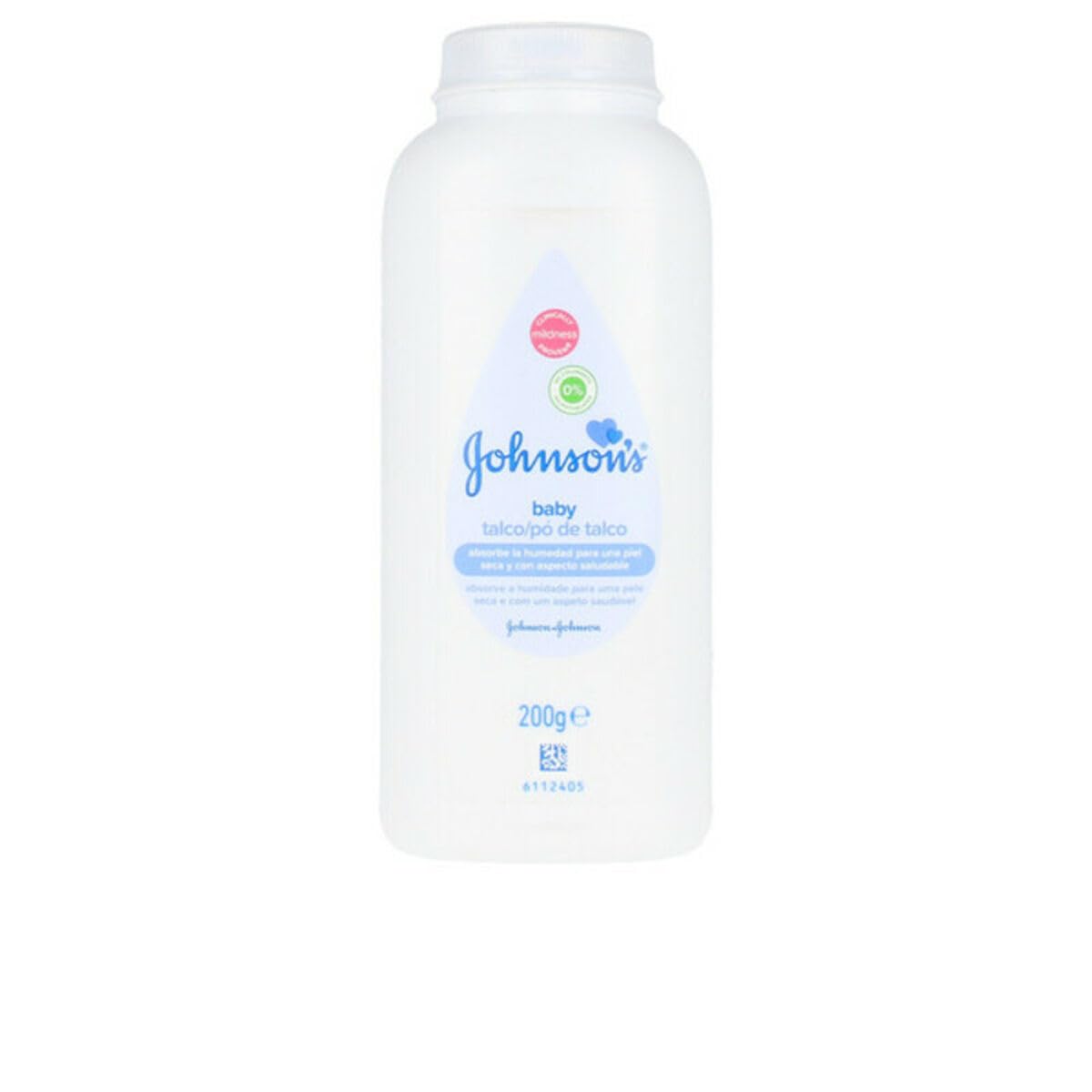 Johnson And Johnson Baby Powder Talkumpuder, 1er Pack (1 x 0.2 kg)