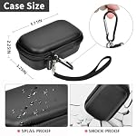 Hard Travel Case Compatible with Anker MagSafe Compatible MagGo UFO 3-in-1 Charger 15W Wireless Charger Station, Foldable Travel Charging Pad Storgae Holder Bag for USB Cable & Adapter - Black - Image 3