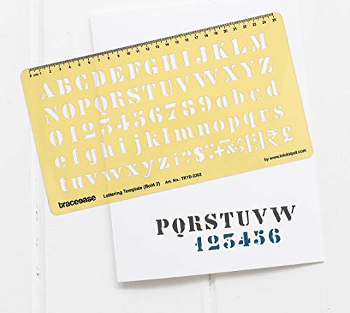 Traceease Alfabeto Lettering Template Strumenti di...