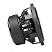 Hifonics Elite 10 Inch Car Mount Subwoofer with Dual 4 Ohm Voice Coil Speaker 1200 Watt Peak Power Mobile Amplifier System, Black