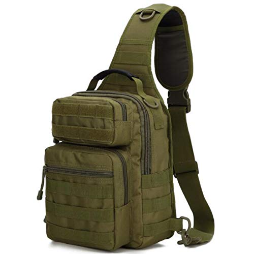 Dxyap Bandolera Hombre  Impermeable Bolsas de Deporte Mujeres Pecho de Gimnasio