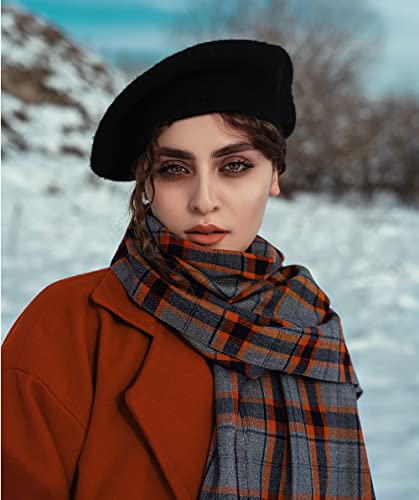 Gajaous Bundeswehr Commando Barett, Baskenmütze aus Wolle Barrett Mütze Herren Damen, Militärische Barett