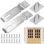 AFASOES 2 Pcs Cierre de Candado 12.7cm/5 Pulgadas Porta…