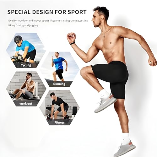 Image of NEVER QUIT Sports Tights Shorts for Men